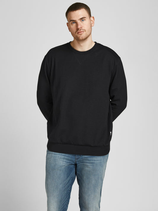 PlusSize JJEBASIC Sweat - Black