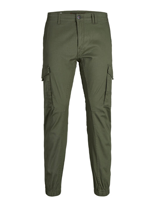 JJIPAUL Pants - olive night