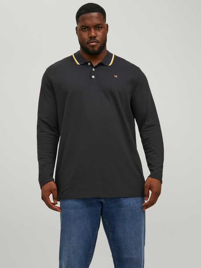 PlusSize JPRBLUWIN Polo Shirt - Black