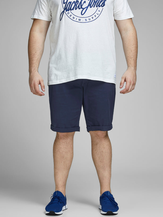 PlusSize JJIENZO Shorts - Navy Blazer