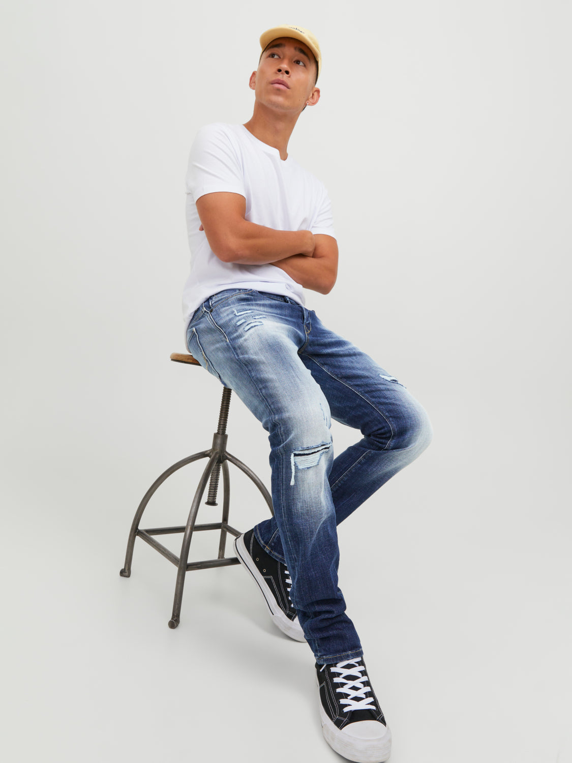 JJIGLENN Jeans - Blue Denim