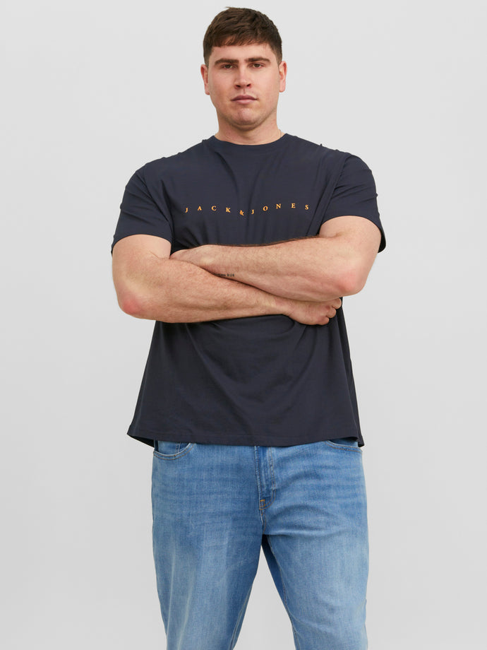 PlusSize JJESTAR T-Shirt - Dark Navy