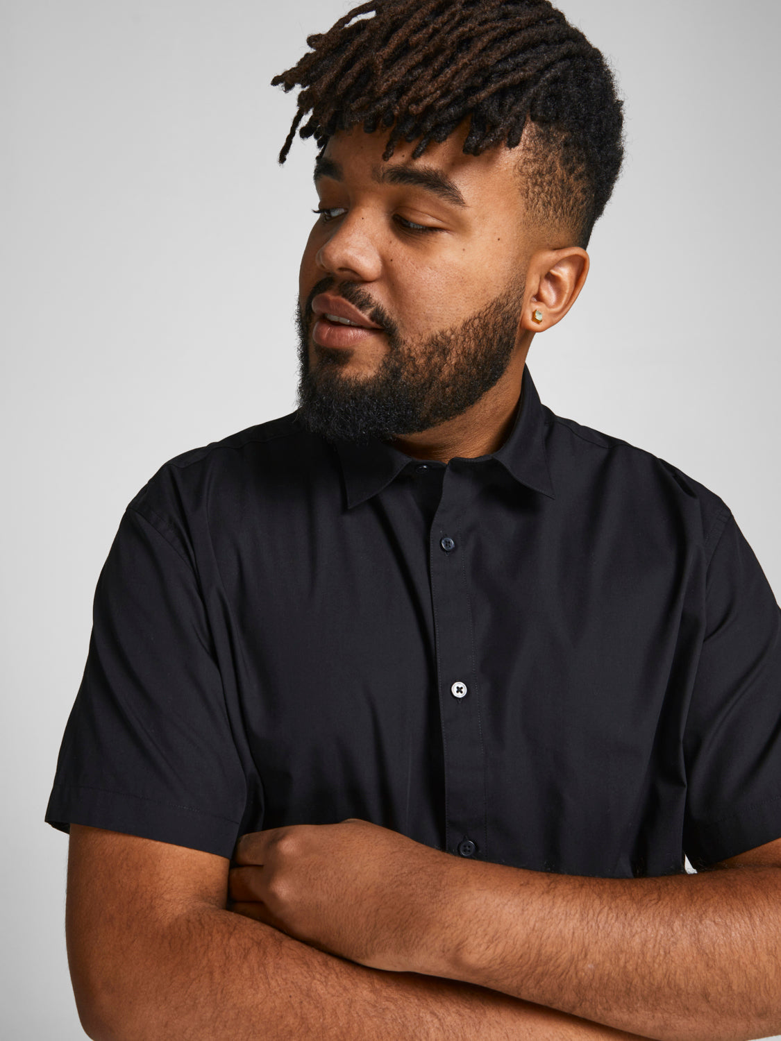 PlusSize JJJOE Shirts - Black