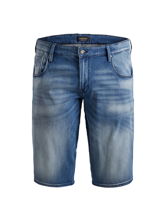 PlusSize JJIRON Shorts - Blue Denim