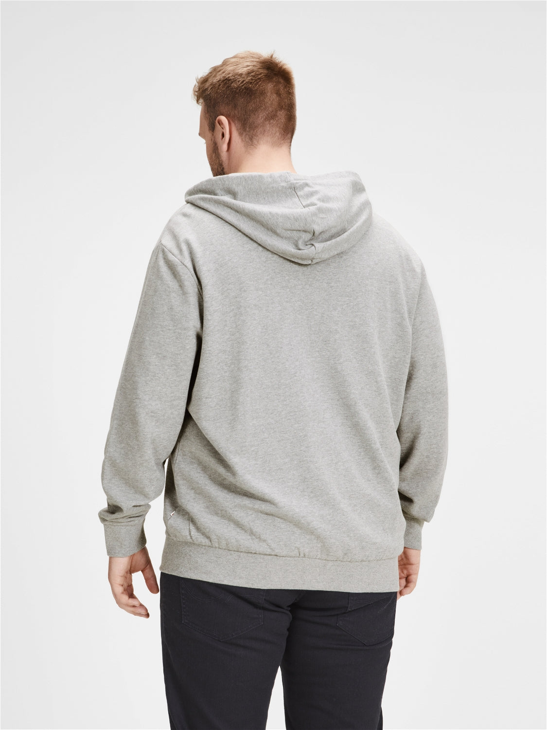 PlusSize JJEHOLMEN Sweat - Light Grey Melange